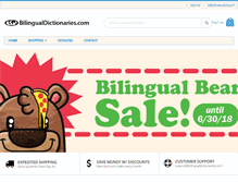 Tablet Screenshot of bilingualdictionaries.com